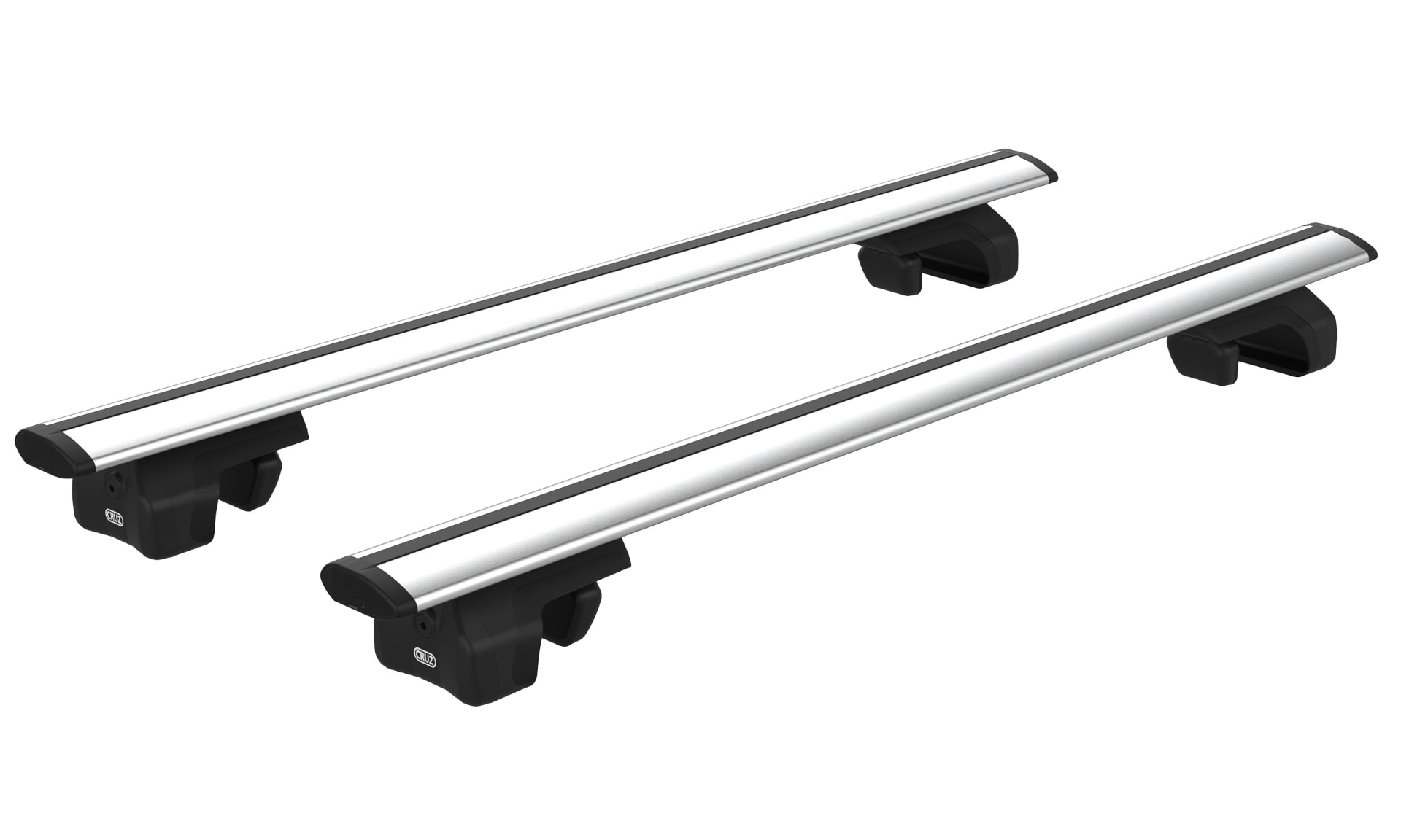 Pair of CRUZ Airo aluminium bars with feet