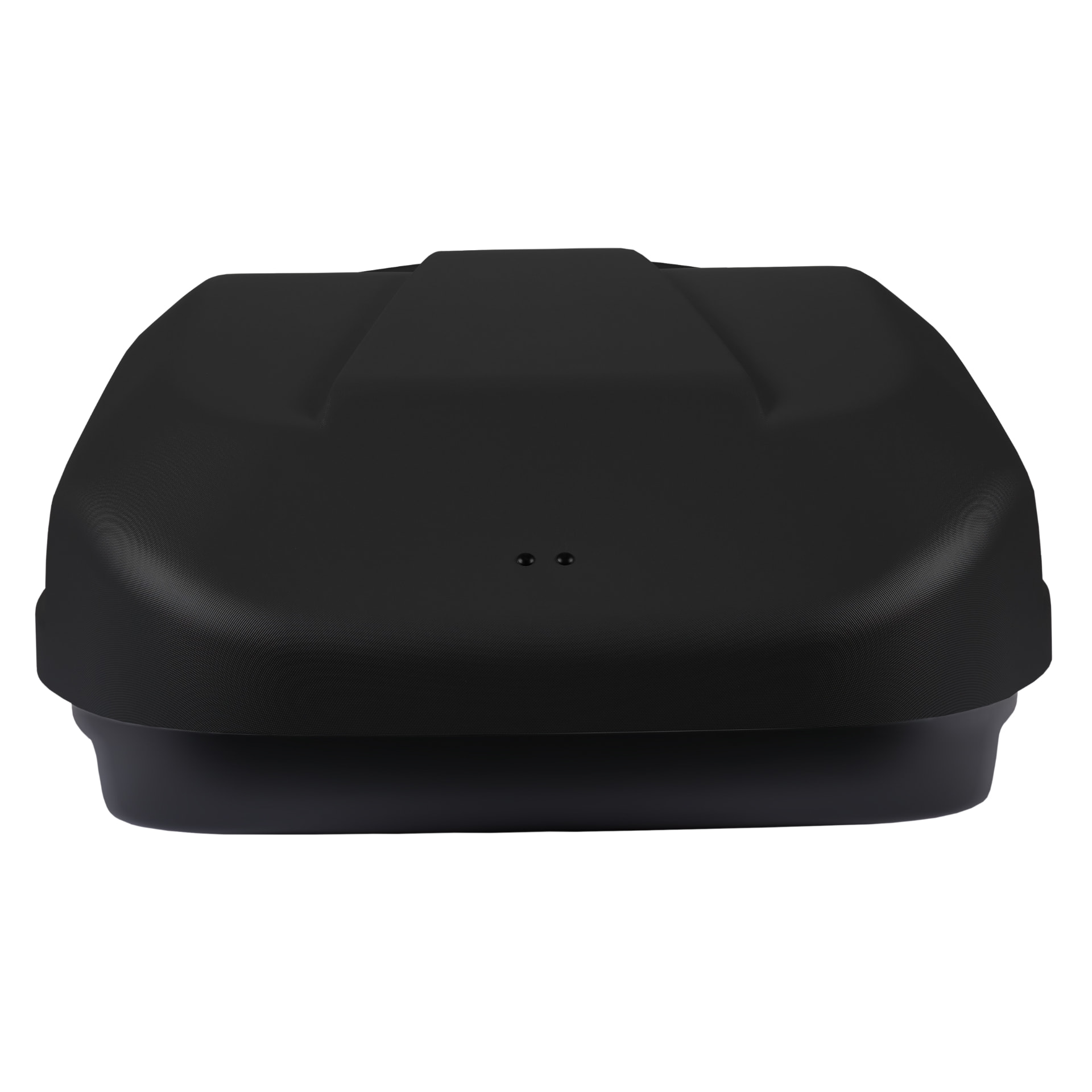 Front view — aerodynamic nose