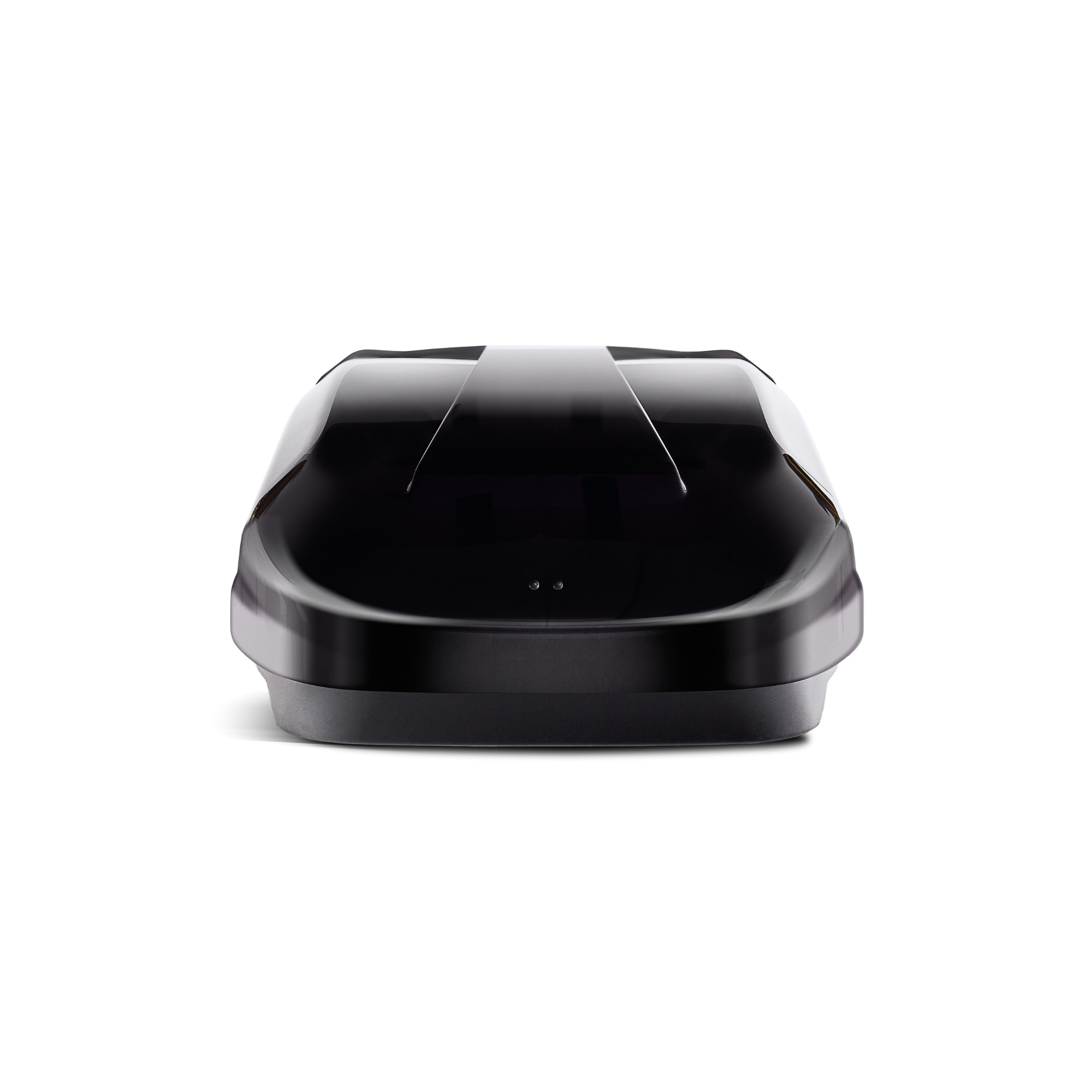 Front view — aerodynamic nose